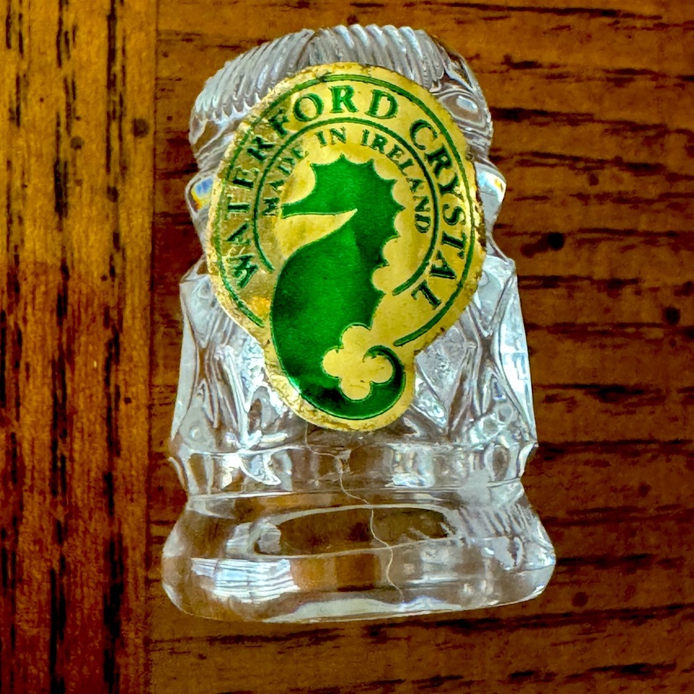 Waterford Crystal Thimble from Ireland - Picture 2 of 5